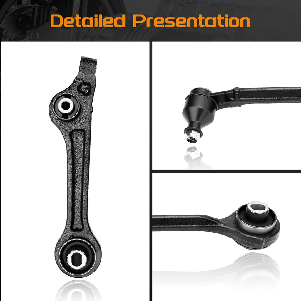 RWD Front Lower Forward & Rearward Facing Control Arms Compatible with Chrysler 300 2011-2019, Dodge Challenger Charger 2011-2019