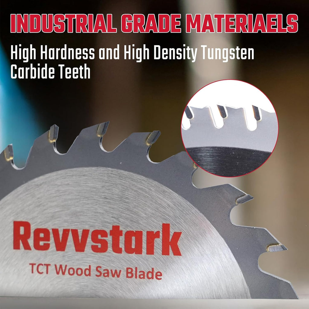 10 Inch 40&60T Circular Saw Blade for Various Wood, 5/8" Arbor | Carbide Tipped Teeth, TCT Saw Blades for Cutting