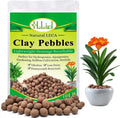10LB Leca Clay Pebbles for Plants, 4-16mm Hydro Balls for Drainage | Reusable Expanded Clay Pebbles, Natural Clay for