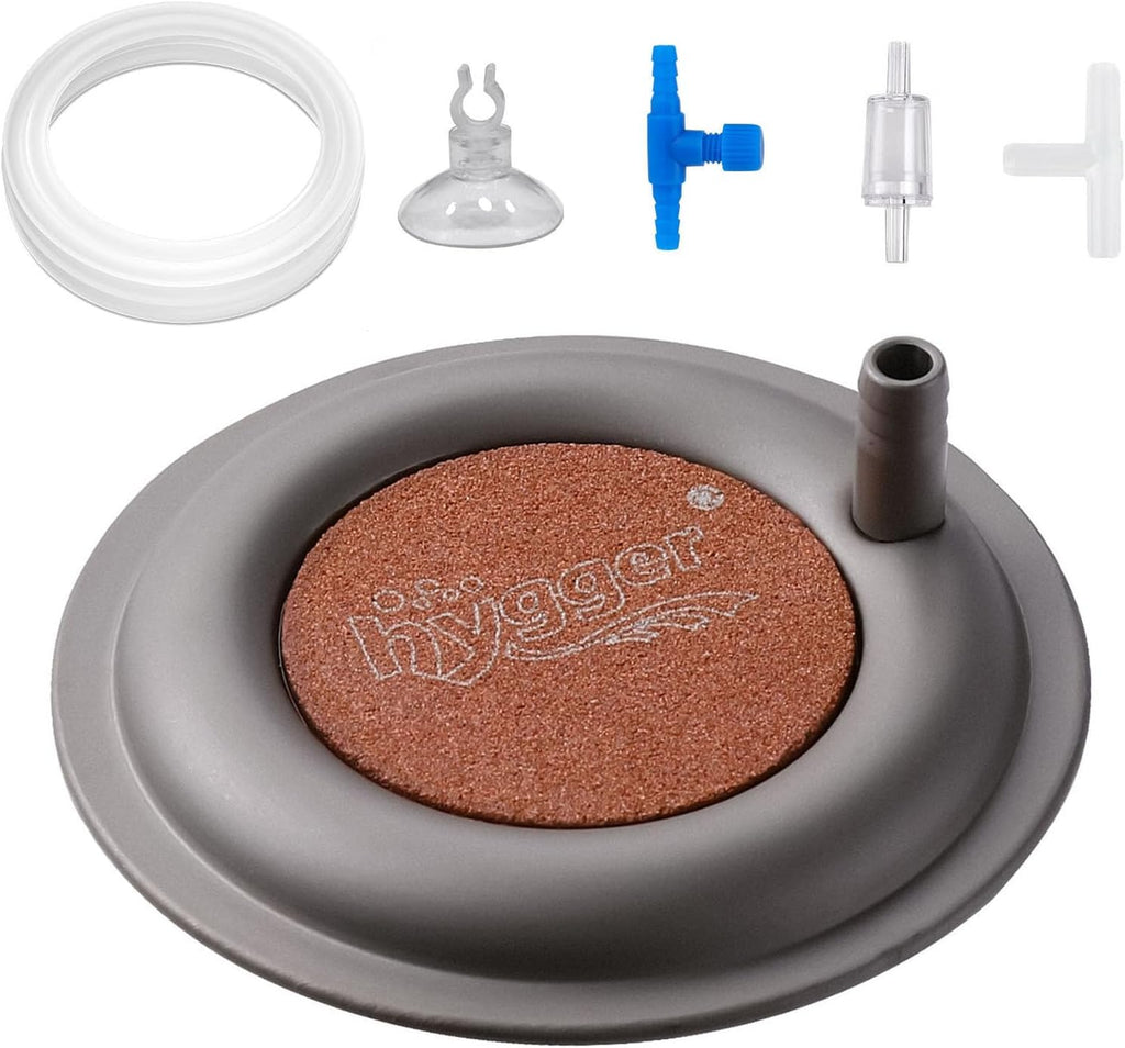 Aquarium Air Stone, 2.6 Inch Nano Air Stone Makes Super Tiny Bubbles, Ultra Quiet Dissolved Oxygen Diffuser Small