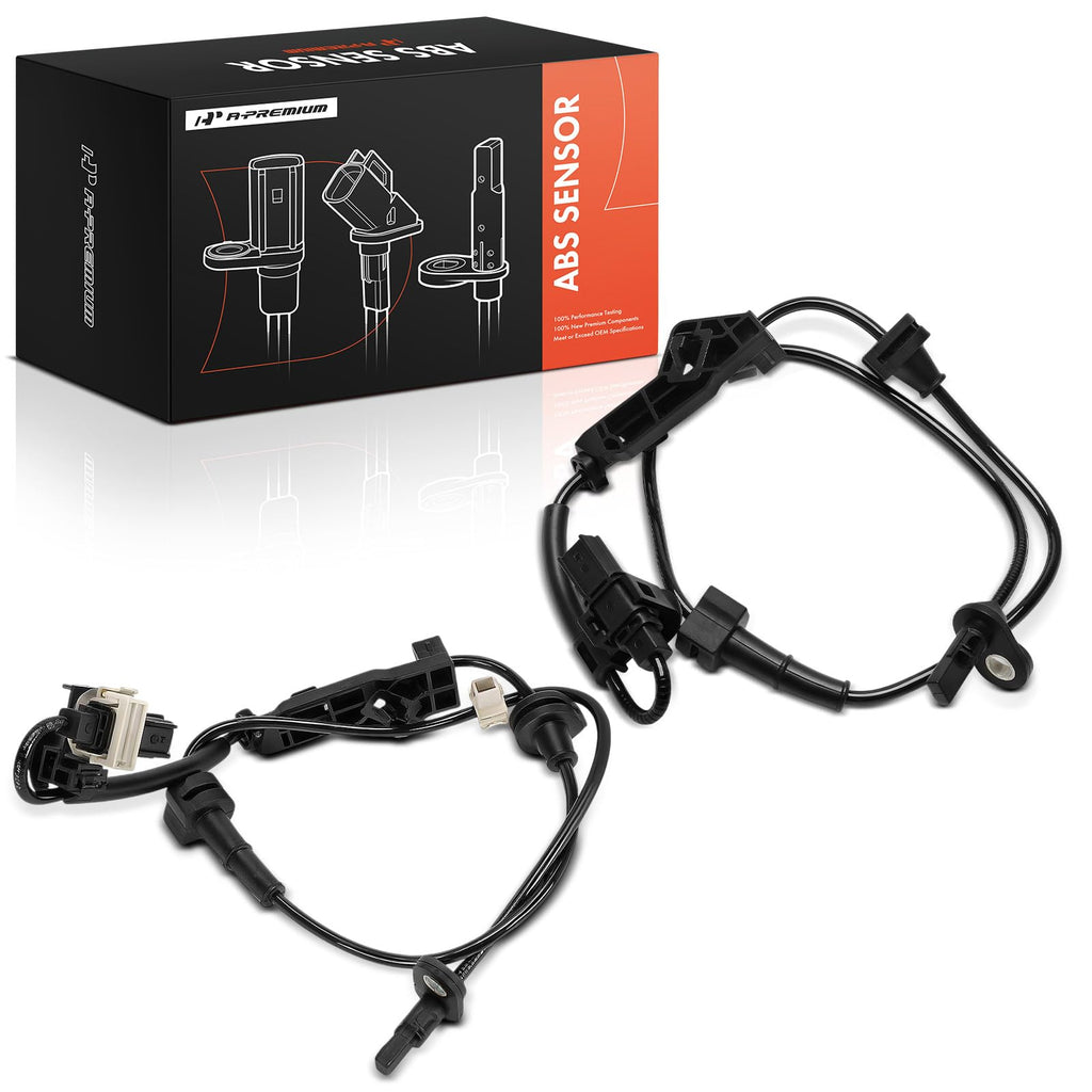 A-Premium Set of 2 Front ABS Wheel Speed Sensor Compatible with Honda