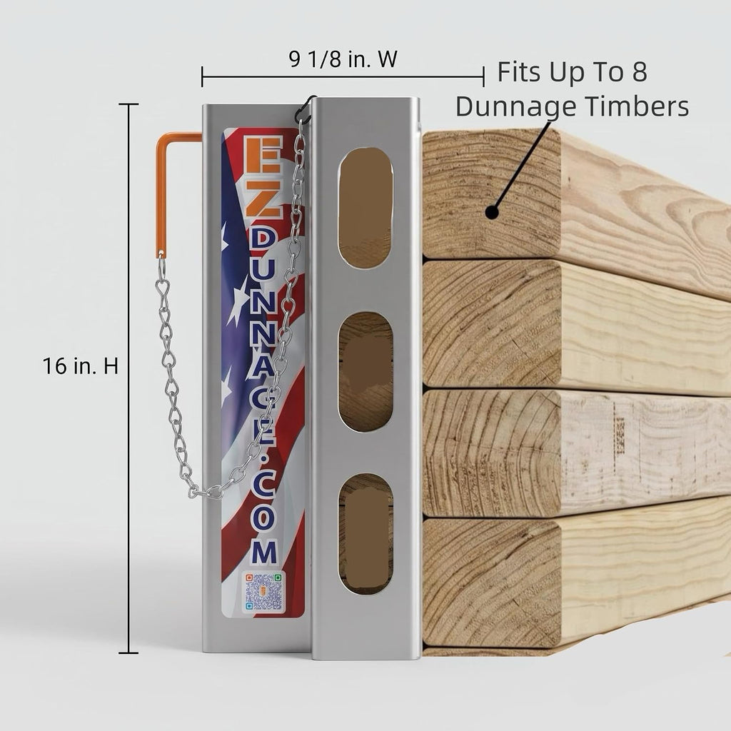 EZ Stow Instant Stake Pocket Dunnage Rack- Heavy Duty Removable Dunnage Rack for Flatbed Trucks, Utility Trailers