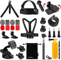 Accessories Kit for AKASO EK5000 EK7000 4K WiFi Action Camera GoPro Hero 13 12 11 10 9 8 7 6 5/Session 5/Hero