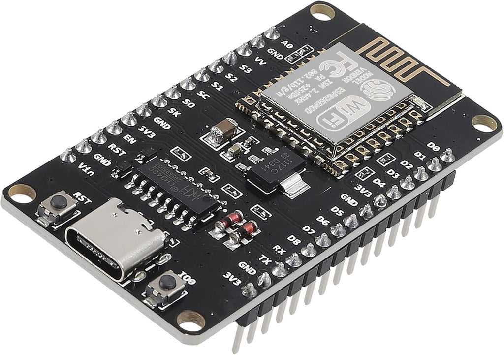 AITRIP 10PCS Type-C USB ESP8266 Serial Wireless Module CH340 ESP-12E NodeMCU LUA WiFi V3 Internet Development Board Compatible with Arduino IDE, Micropython
