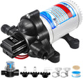 12V Fresh Water Pump,2088-403-144/2088-554-144 Diaphragm RV Pump,45 PSI 3.5 Gallons Per Minute RV Water Pump with 1/2MNPT Connection for Agricultural Spraying RV Marine Yacht