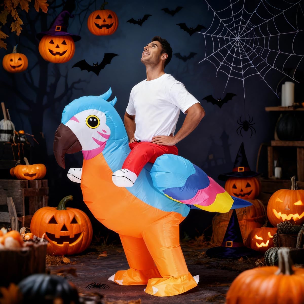Parrot Costume Adult Inflatable Parrot Costumes Inflatable Halloween costumes Blow up Costume Adult