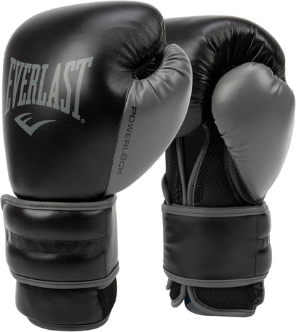 Powerlock 2 Hook & Loop Boxing Gloves | Fight Training Gloves | Hook and Loop with Durable Hand & Wrist Support |