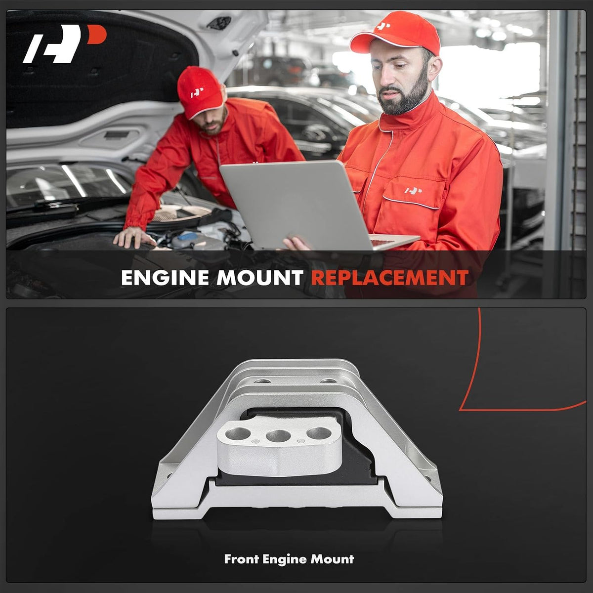 A-Premium Front Engine Motor Mount Compatible with Chevrolet Equinox