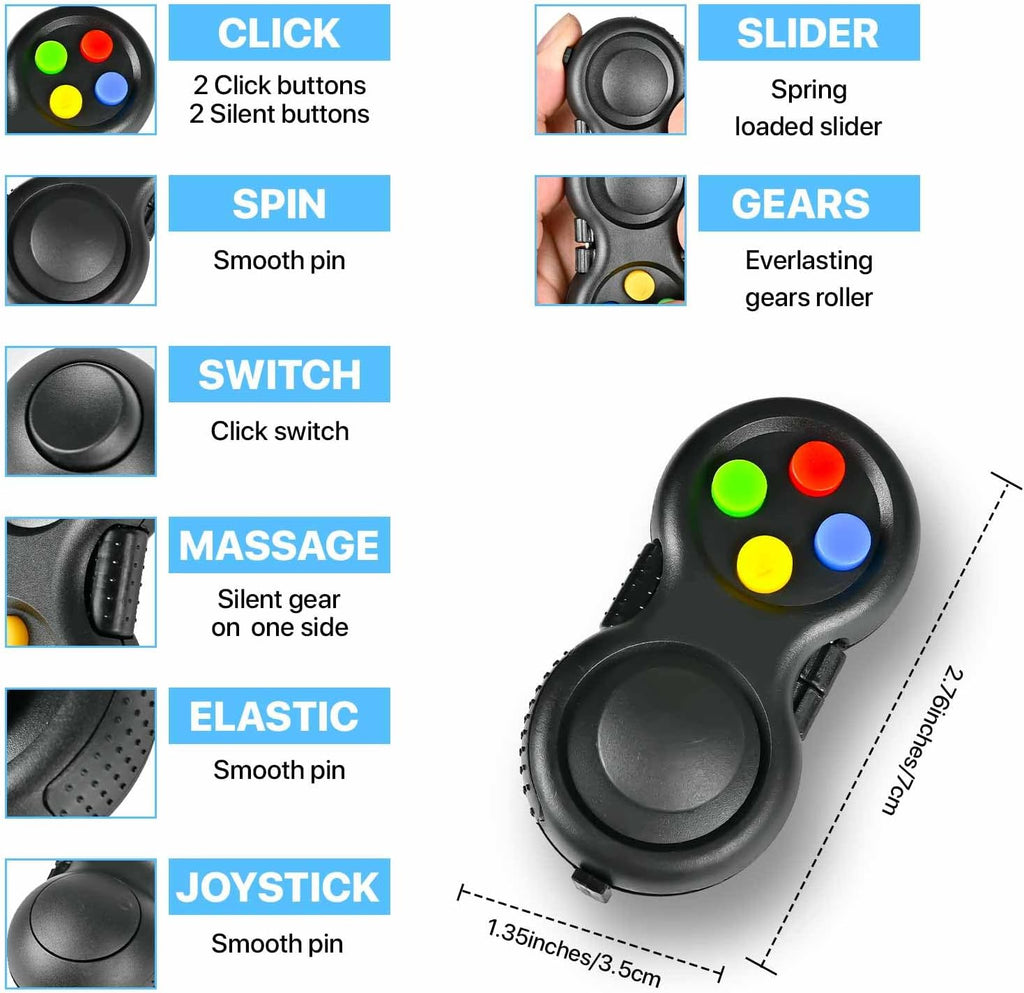 5PC Fidget Toys Adults Set Fidgets for Classroom Must Have Autism Sensory Pack Figette Cube ADHD Special Treasure
