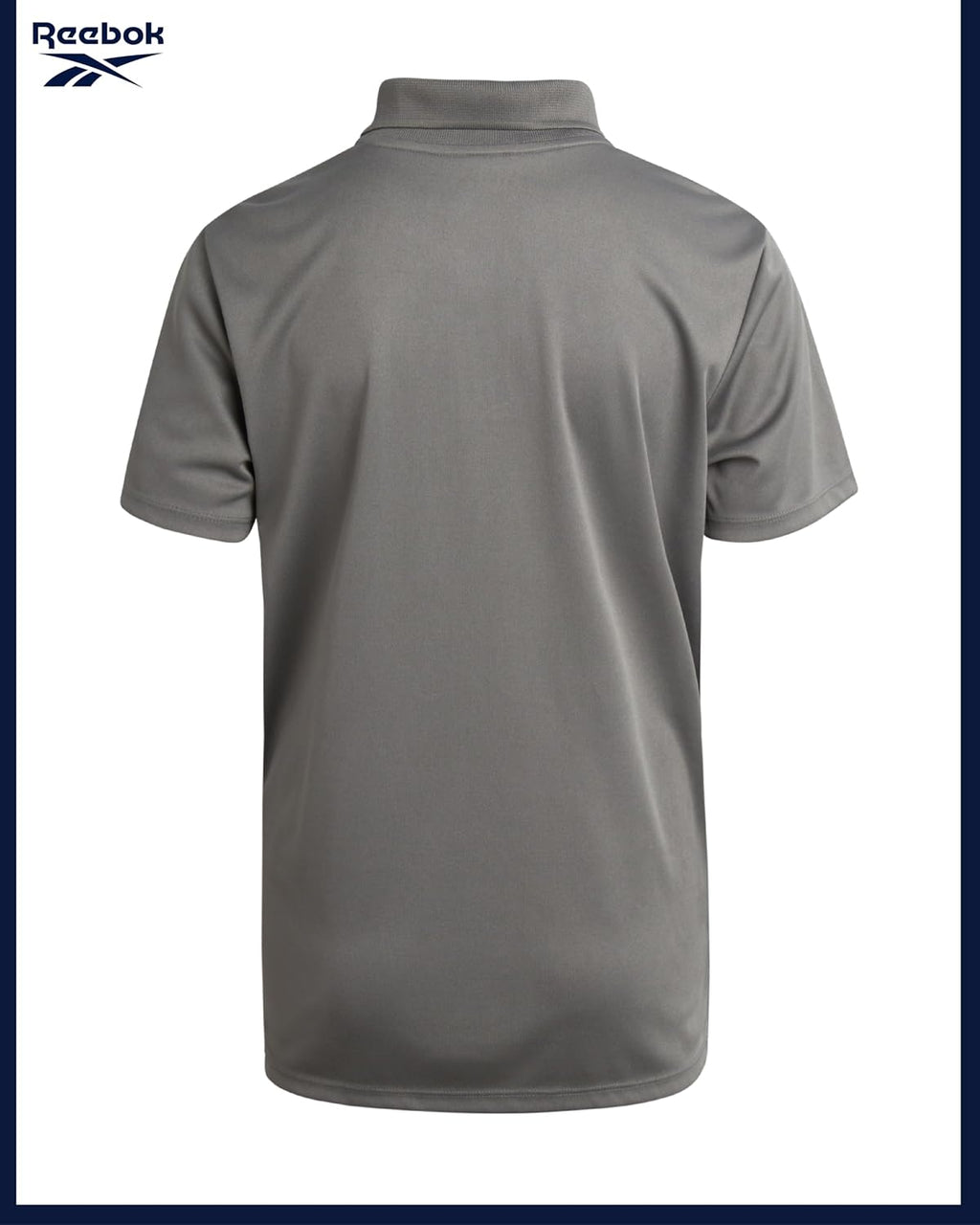 Boys Dry Fit Short Sleeve Golf Polo Shirt for School & Sports | Moisture-Wicking Stretch Fabric with a Two-Button