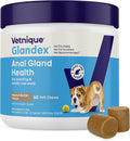 Glandex Anal Gland Soft Chew Treats with Pumpkin for Dogs Digestive Enzymes, Probiotics Fiber Supplement for Dogs