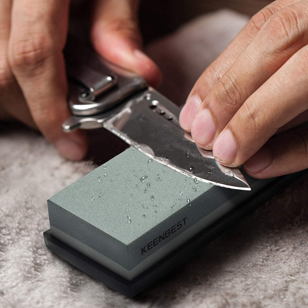 Actual Grit Premium Material Sharpening Stone 2 Side 400 1000 Whetstone Set Kitchen Knife Sharpener Stone Wet Stones