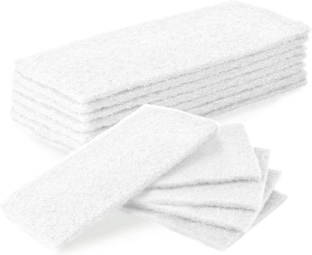 Universal Canister Filter Pads, White Foam 40 PPI Sponges for Aquariums, Pre-Filter for Air Purifier, 12 Pieces per Pack