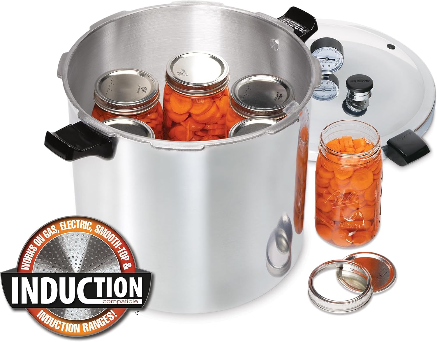 01784 23-Quart Induction Compatible Pressure Canner
