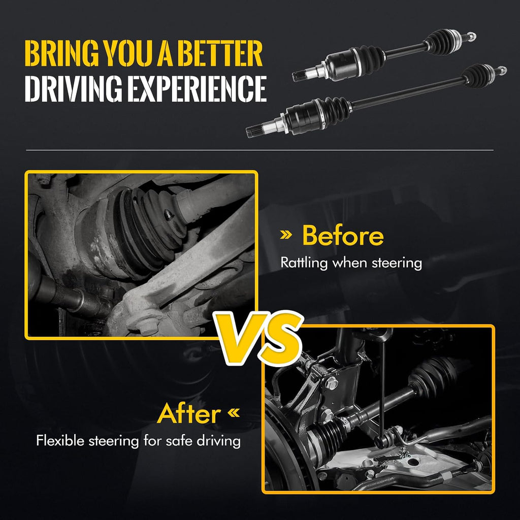 KUSATEC CV Axle Shaft Assembly, Replace# 66-1517