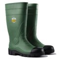 Men's Steel Toe Rain Boots, Waterproof Knee High Work Boots