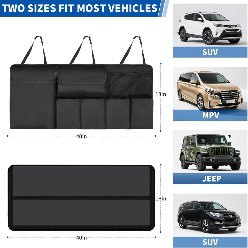 Car Trunk Organizer Backseat Hanging Organizer with Storage Pockets for Subaru Crosstrek, Forester, Outback, Ascent