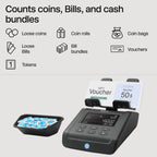 6175 Money Counter Scale for Fast Coin and Bill Counting