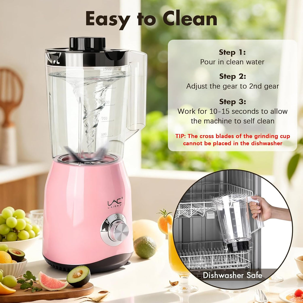 Blender for Smoothies,300W Personal Blender and Grinder Combo for Kitchen with a 54oz Portable Smoothie
