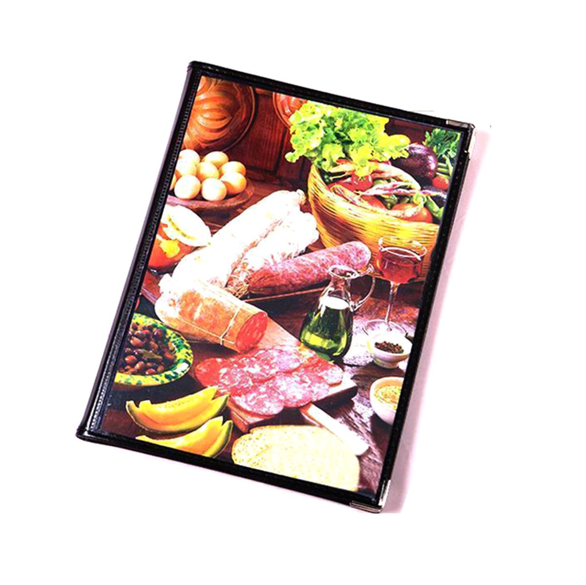 Restaurant Menu Covers Book for Bar Cafe Kitchen - Restaurant Menu Holder Menu Folder Fits A4 Size Paper, 4 Pages 8