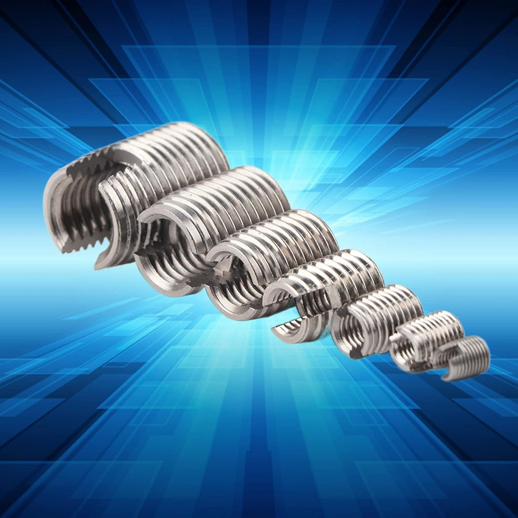 50Pcs Thread Inserts for Metal, M3 M4 M5 M6 M8 M10 M12