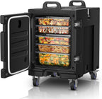 Catering Food Warmer, 82Qt Front Loading Hot Box for Catering for Camping