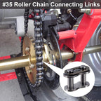 PAGOW 20pcs #35 Chain Master Link Roller, Steel Alloy Heavy Duty Connector