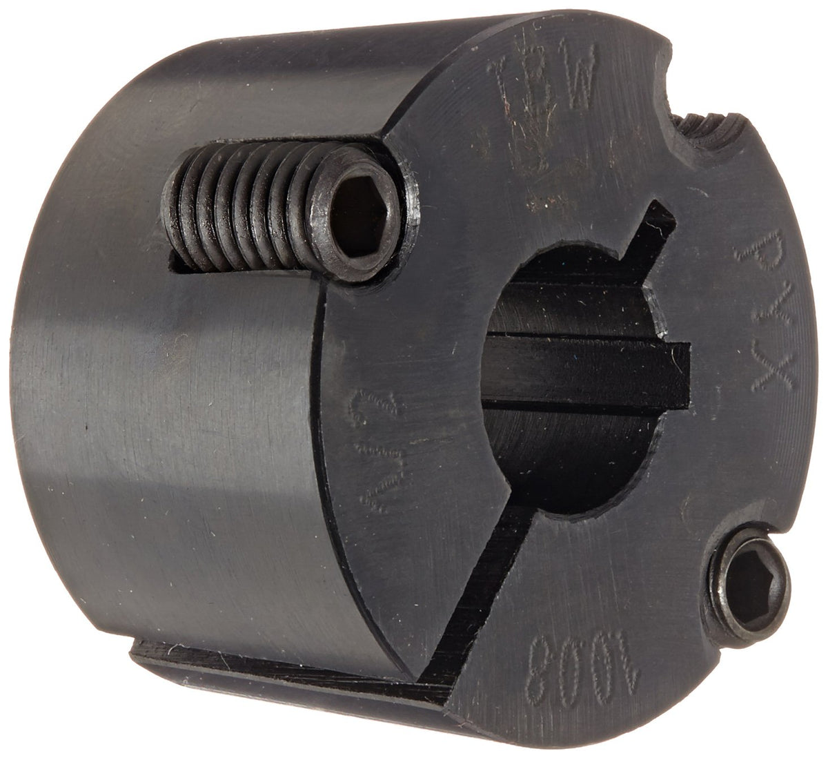 TB Woods 1008 TL100812 Taper Lock Bushing, Cast Iron, Inch, 0.5" Bore, 1200 lbs/in Torque, Standard Design, Standard Keyway