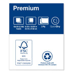 MB578 Xpress Premium Soft Multifold 3-Panel 2-Ply Hand Towel, White, 16 pack