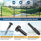 [Patent] Gyykzz 20 Pack Black Swageless Invisible Cable Railing Hardware