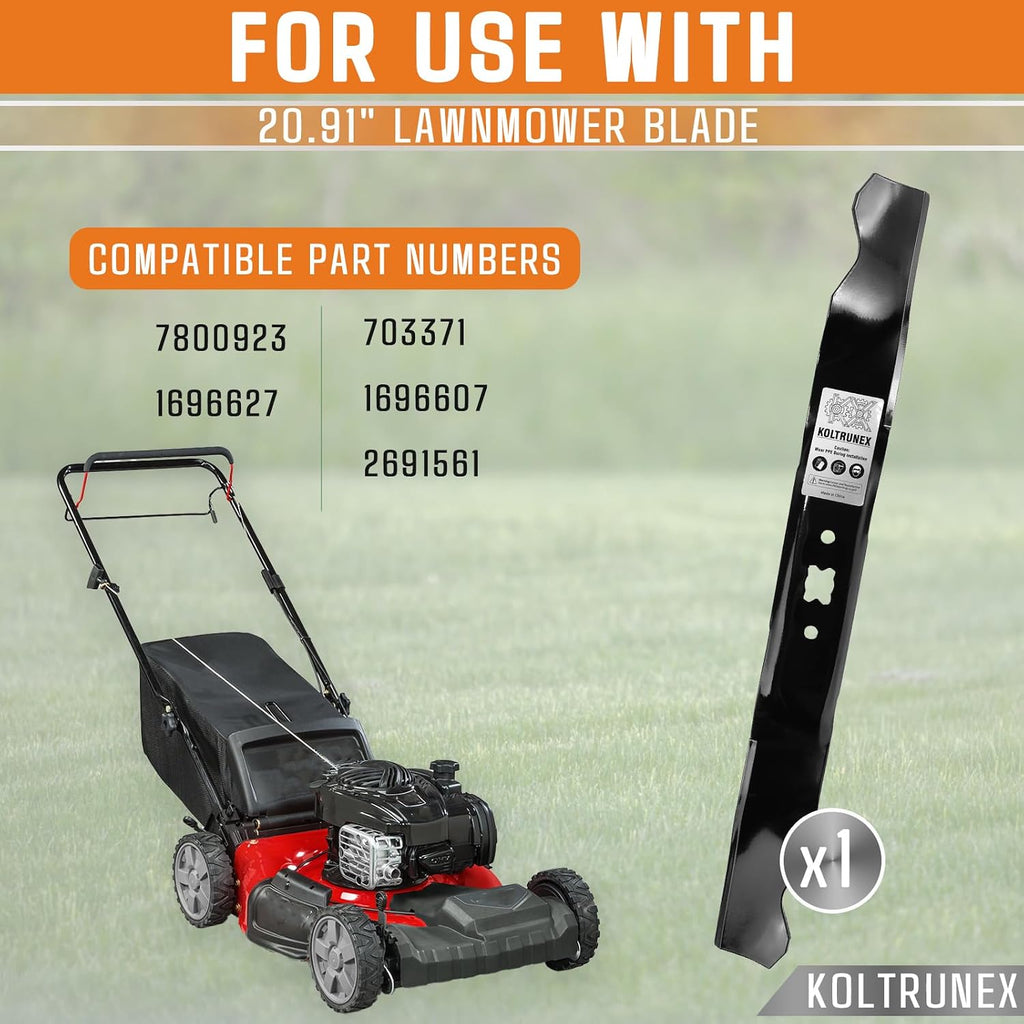 Mower Blades for Snapper 703371 Fits 21" Decks Walk-Behind Mowers