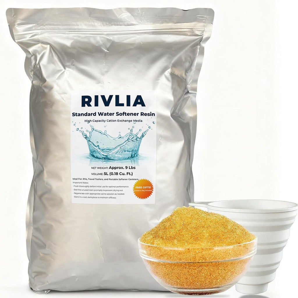 Portable RV Water Softener Resin Refill (9 Lbs)
