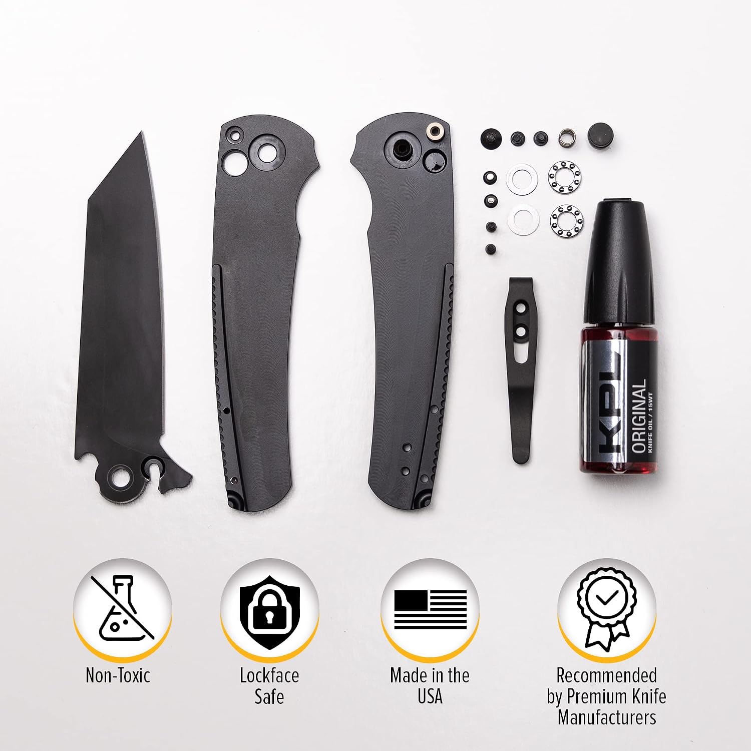 – Original Knife Oil for Blades – Synthetic Pocket Knife Honing Oil – 10ml Precision Lubricant