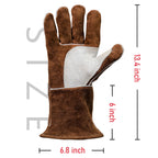 14-Inch Welding Gloves - Cow Leather