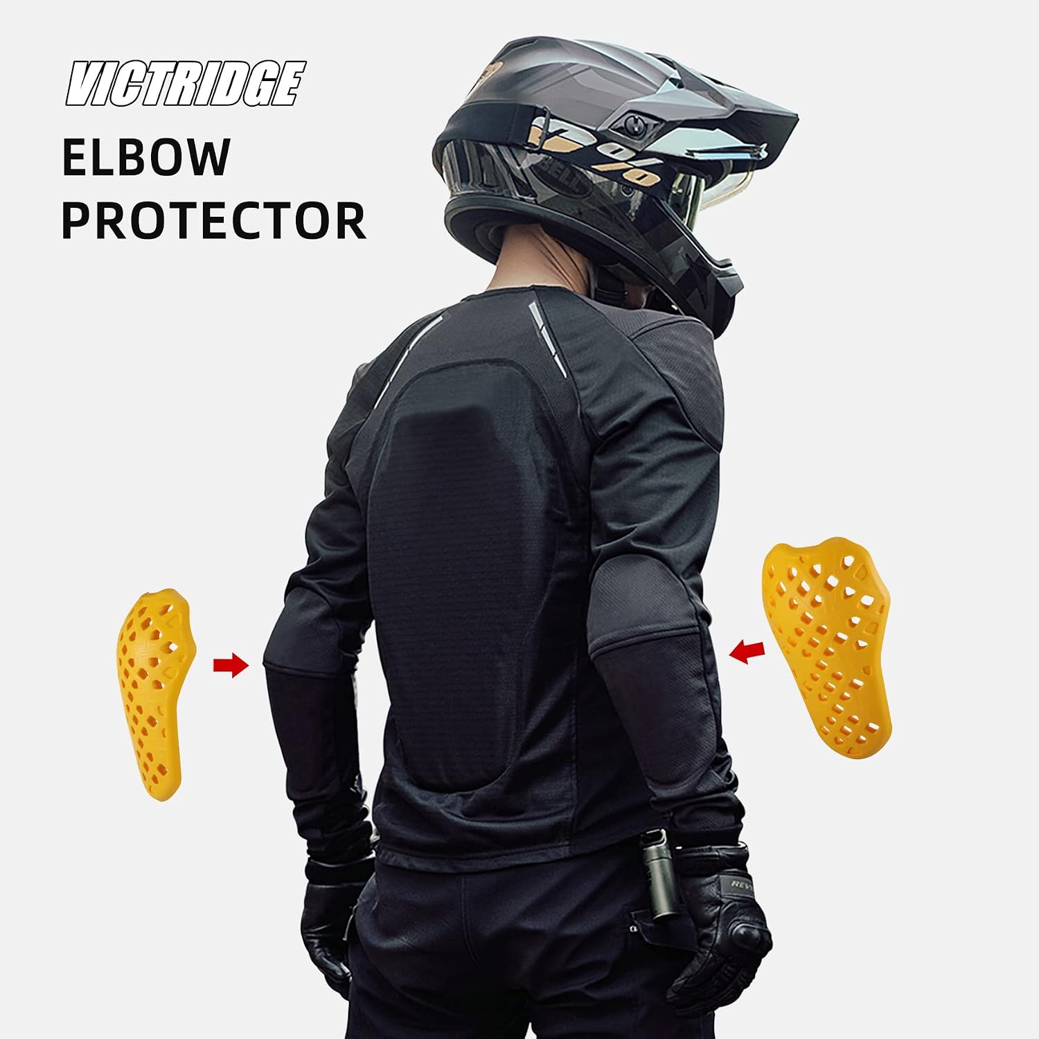 CE Level 2 Motorcycle Armor Inserts for Jackets and Riding Pants | CE Level 2 Impact-Reactive Armor with Airflow