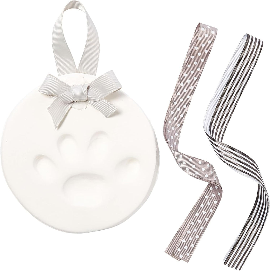 Pet Paw Print Keepsake Ornament Kit, No-Bake Clay Kit