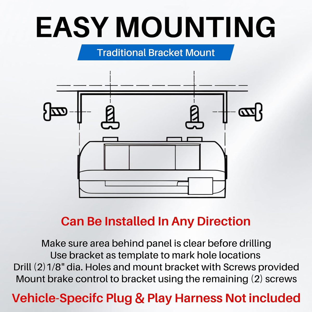 8507111 Upgraded Time-Delay Trailer Brake Controller for 1-4 Axles