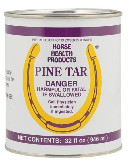 Horse Health Pine Tar, Natural Topical Antiseptic for Use on Horse Hooves, Helps Retain Moisture, Helps Keep Hooves