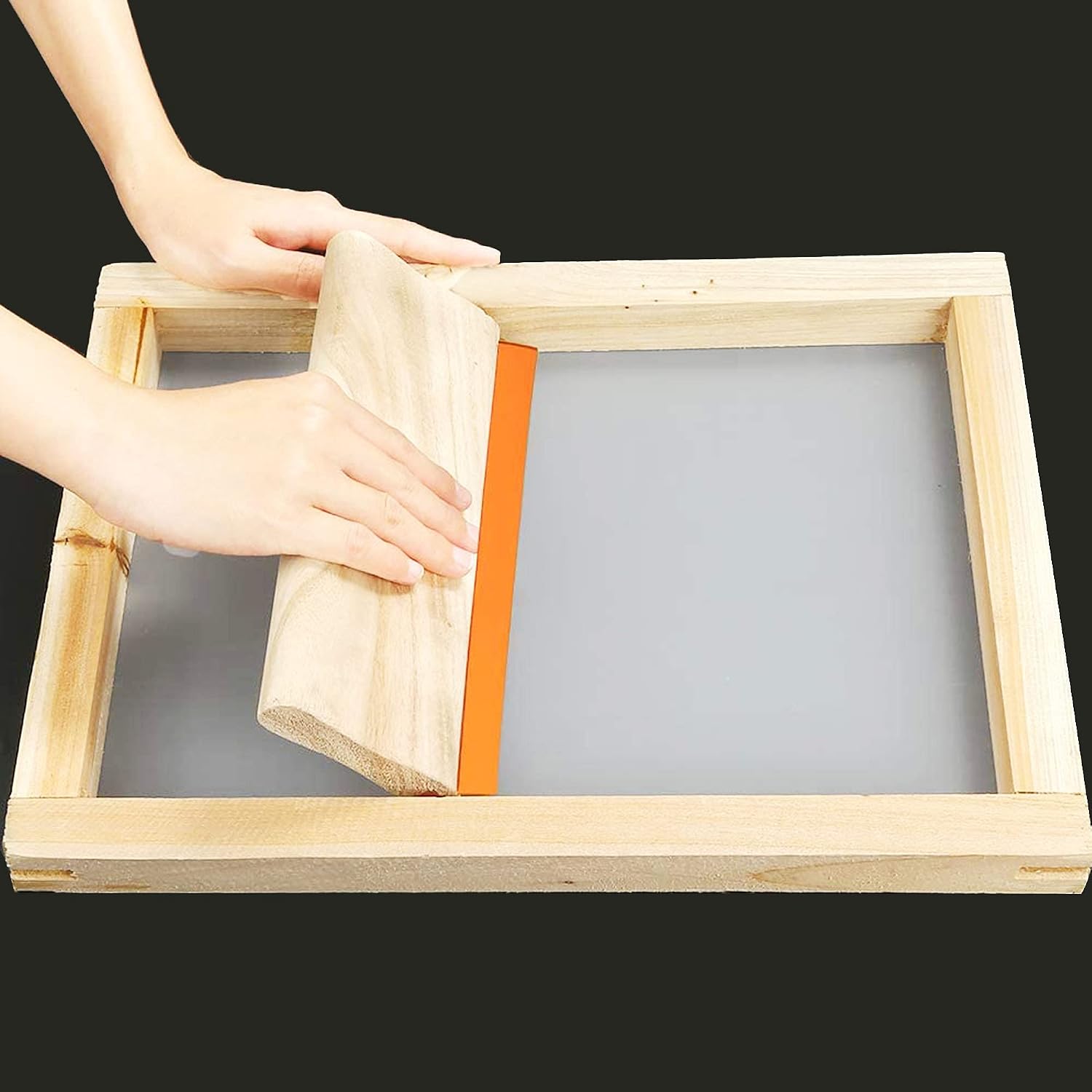 5 PCS Screen Printing Squeegees, Durable, Abrasion-Resistant, Water- and Oil-Resistant Dual-Purpose Screen Printing