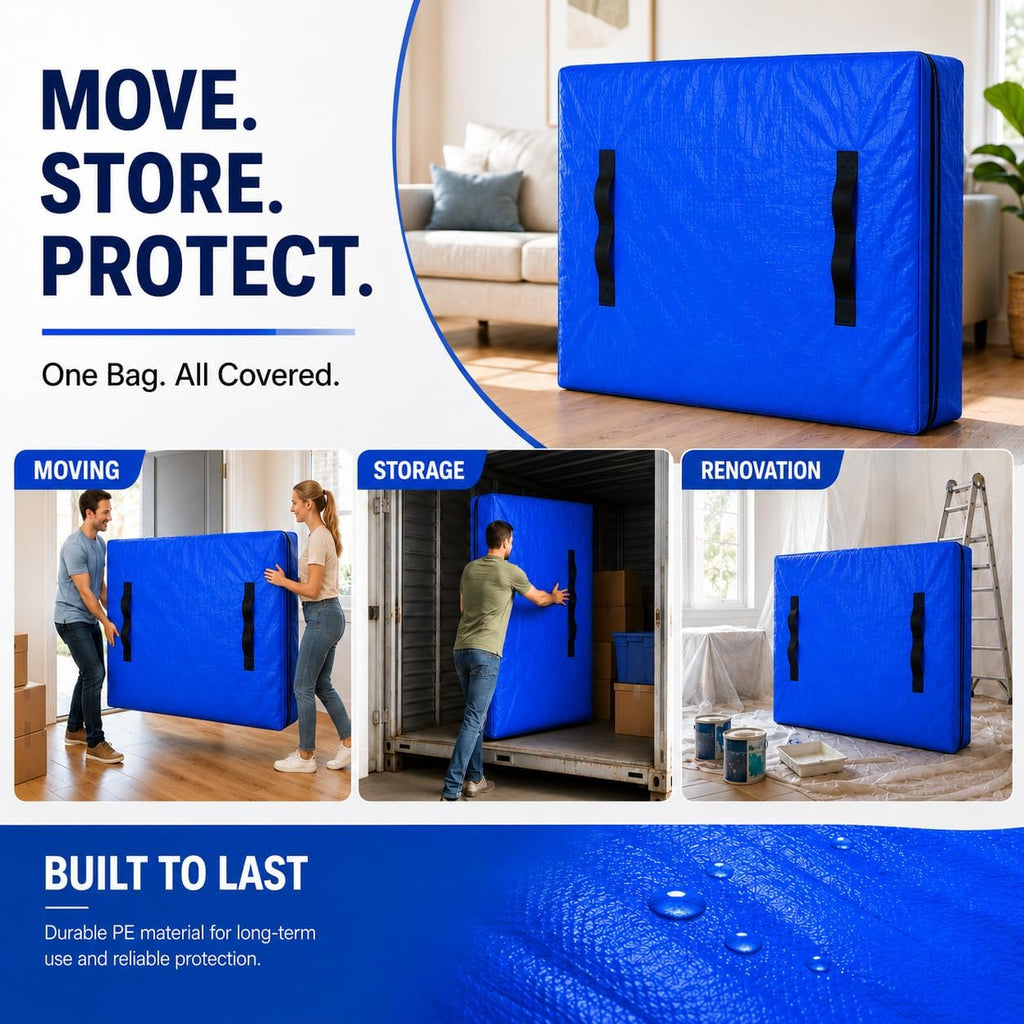 Mattress Bags for Moving, Mattress Cover Storage Bag, Queen