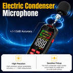 Decibel Meter, Digital Sound Decibel Meter - Range 30-130dB