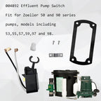 004892 Effluent Pump Switch Compatible with Zoeller 53-0001 Pump, Mechanical Switch Assembly with Gasket