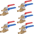 10-Pack GUOFIS 1/2-Inch PEX Crimp Full Port Ball Valve(VALVE003-10)