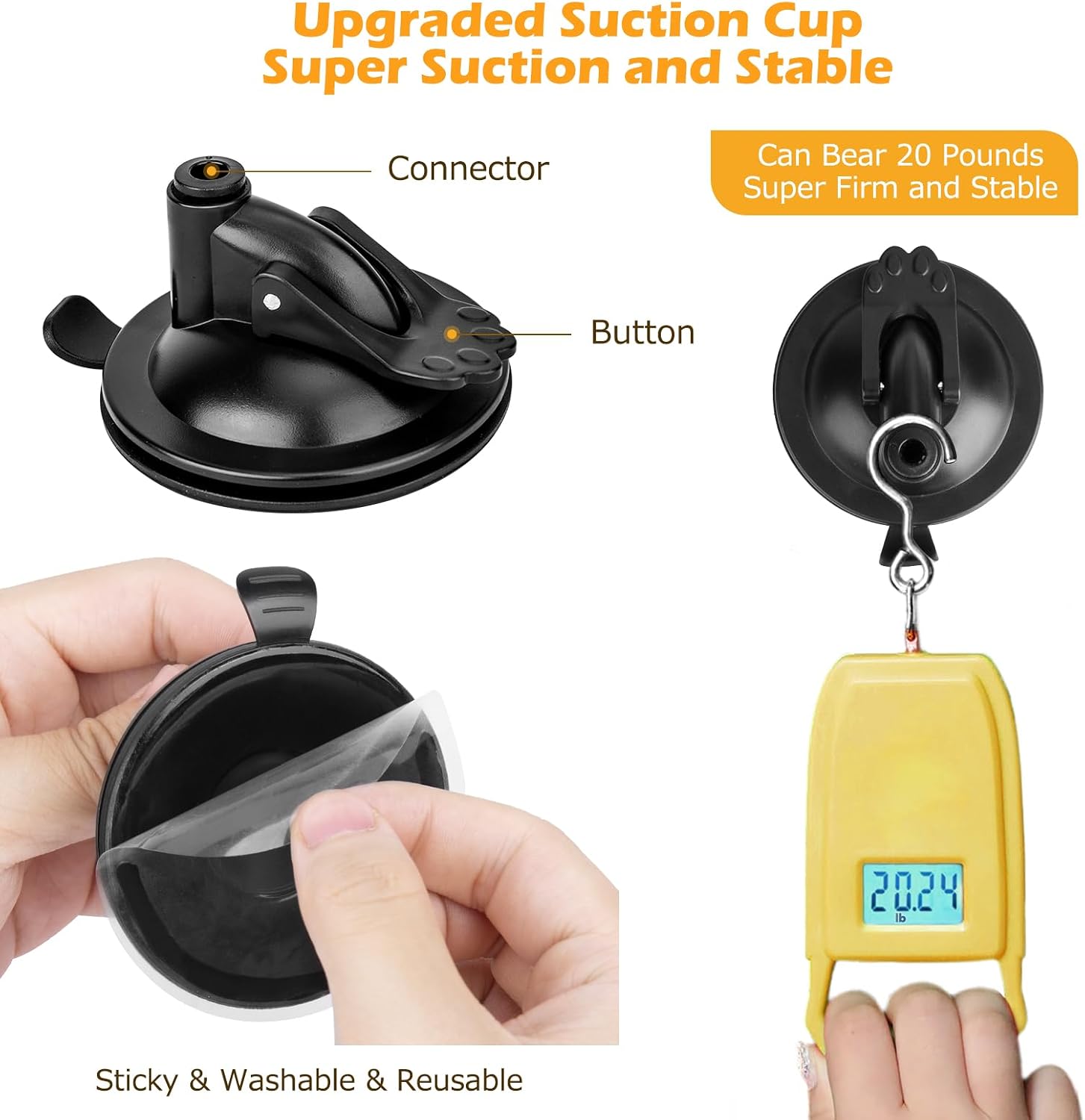 Cat Toys, 2 Pack 3 in 1 Interactive Cat Toy for Indoor Cats with Sticky Super Suction Cup Detachable 10 Pcs
