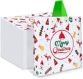200 Pcs Large Christmas Gift Bags Plastic with Handles Reusable