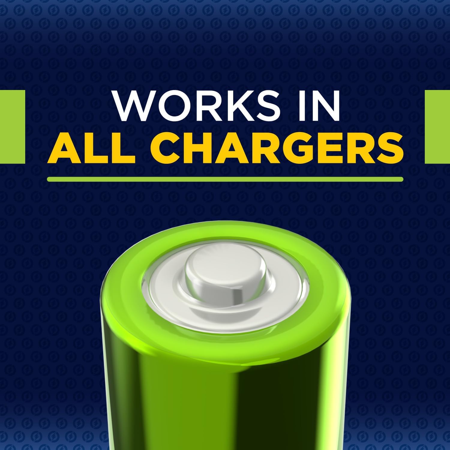 Rechargeable AA Batteries (4 Pack), NiMH Double A Rechargeable Batteries