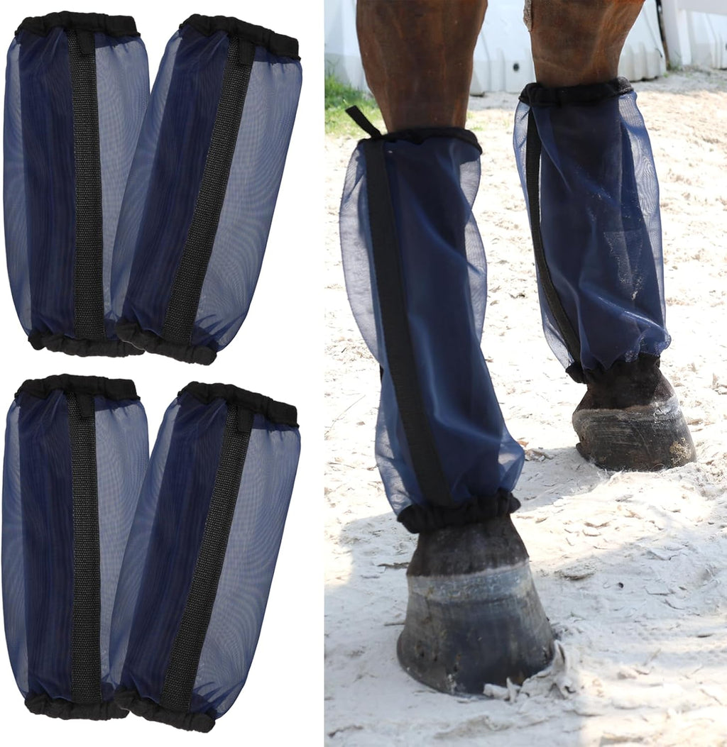All-Purpose Fine Mesh Horse Fly Boots Breathable Anti-Fly Leggings