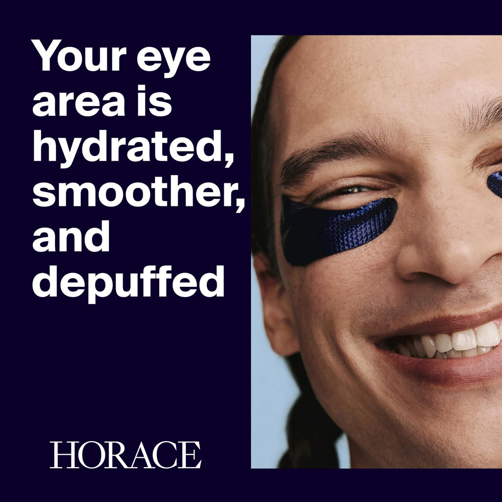 Anti-Fatigue Under-Eye Patches for Men - Dark Circle and Puffiness Reduction - Moisturising & Refreshing Hydrogel