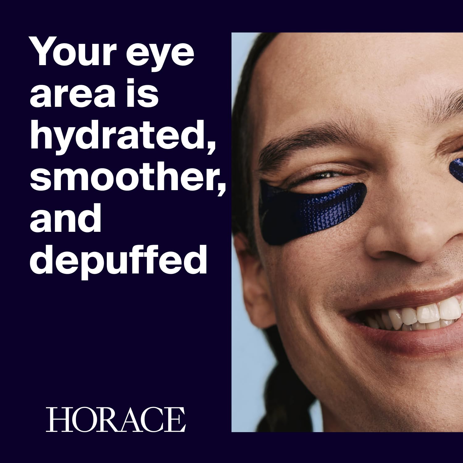 Anti-Fatigue Under-Eye Patches for Men - Dark Circle and Puffiness Reduction - Moisturising & Refreshing Hydrogel