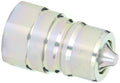 Dixon Valve K8F8 Steel ISO-A Interchange Hydraulic Fitting, Nipple, 1" Coupling x 1" - 11-1/12 NPTF Female Thread, Chrome